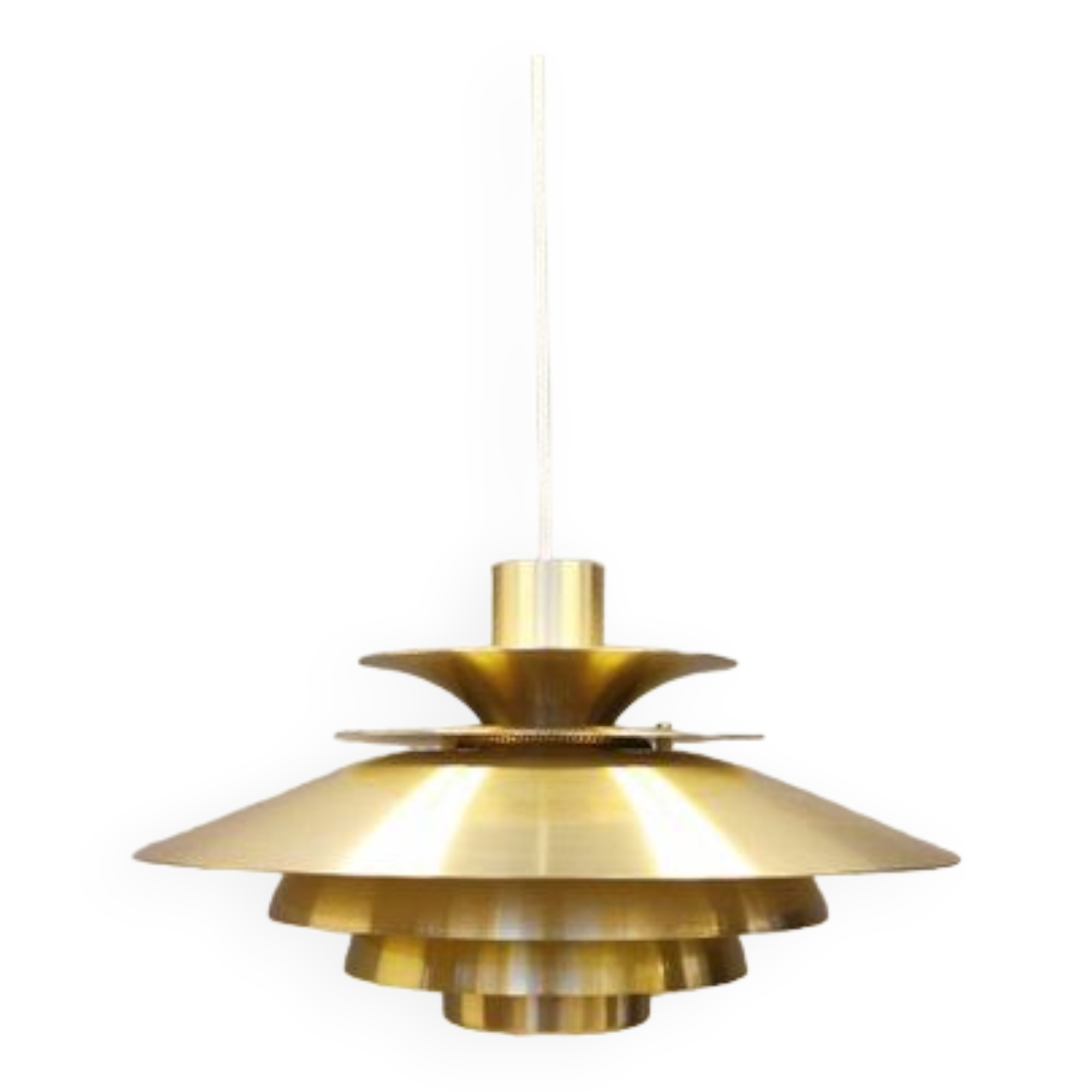Scandinavian vintage pendant lamp by Jeka Metaltryk