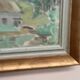Oil on Panel “Landscape with a Hut” by Carl Einar, Vintage & Framed 38.5×32cm