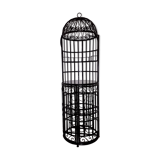 Wrought iron bar with bottles holder