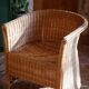 Rattan armchair
