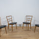 Chaises par Mariana Grabińskiego pour Swarzędzka Factory, années 1960, Set de 4