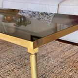 Vintage brass coffee table