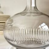 Carafe à liqueur en verre ciselé