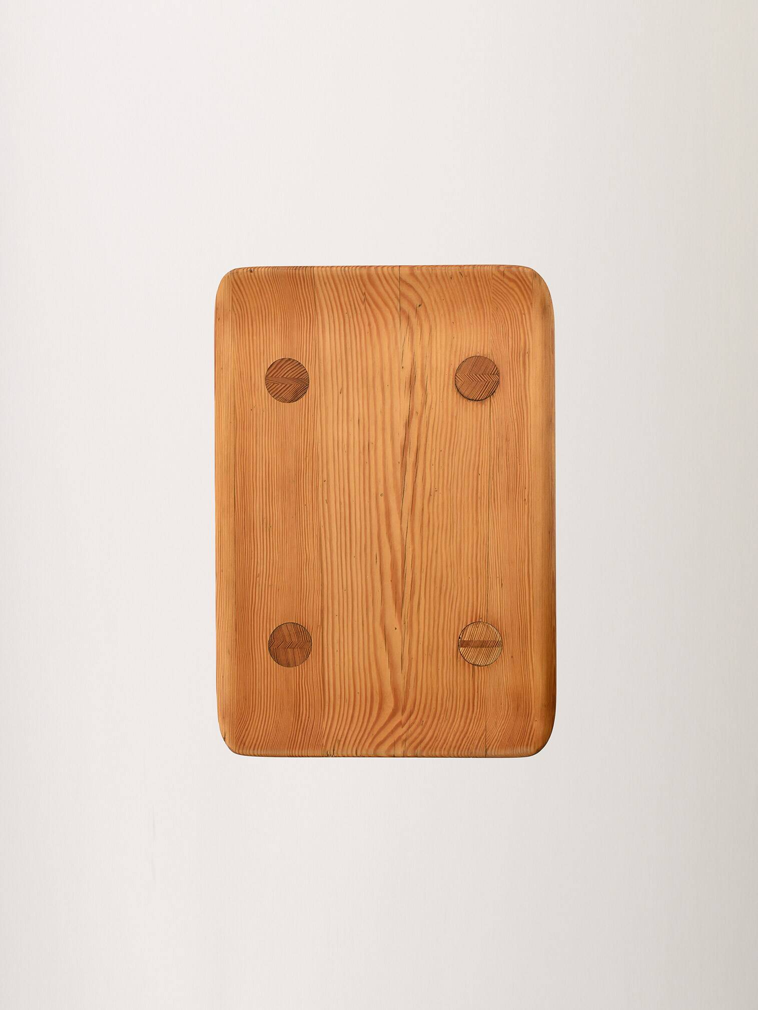 Vintage “Visingsö” pine stool by Carl Malmsten