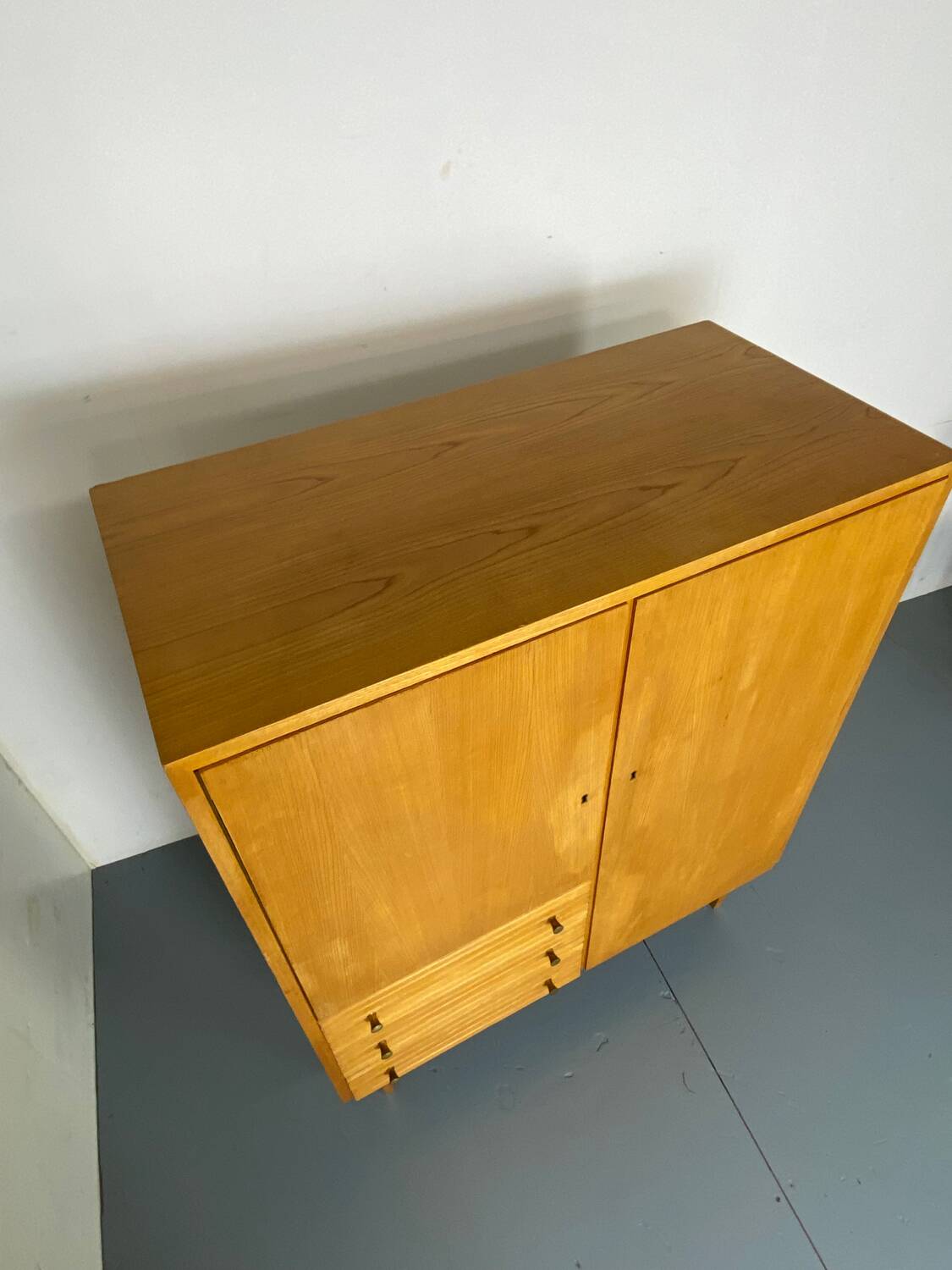 Mid-Century Modernist Highboard in Wood, 1950s