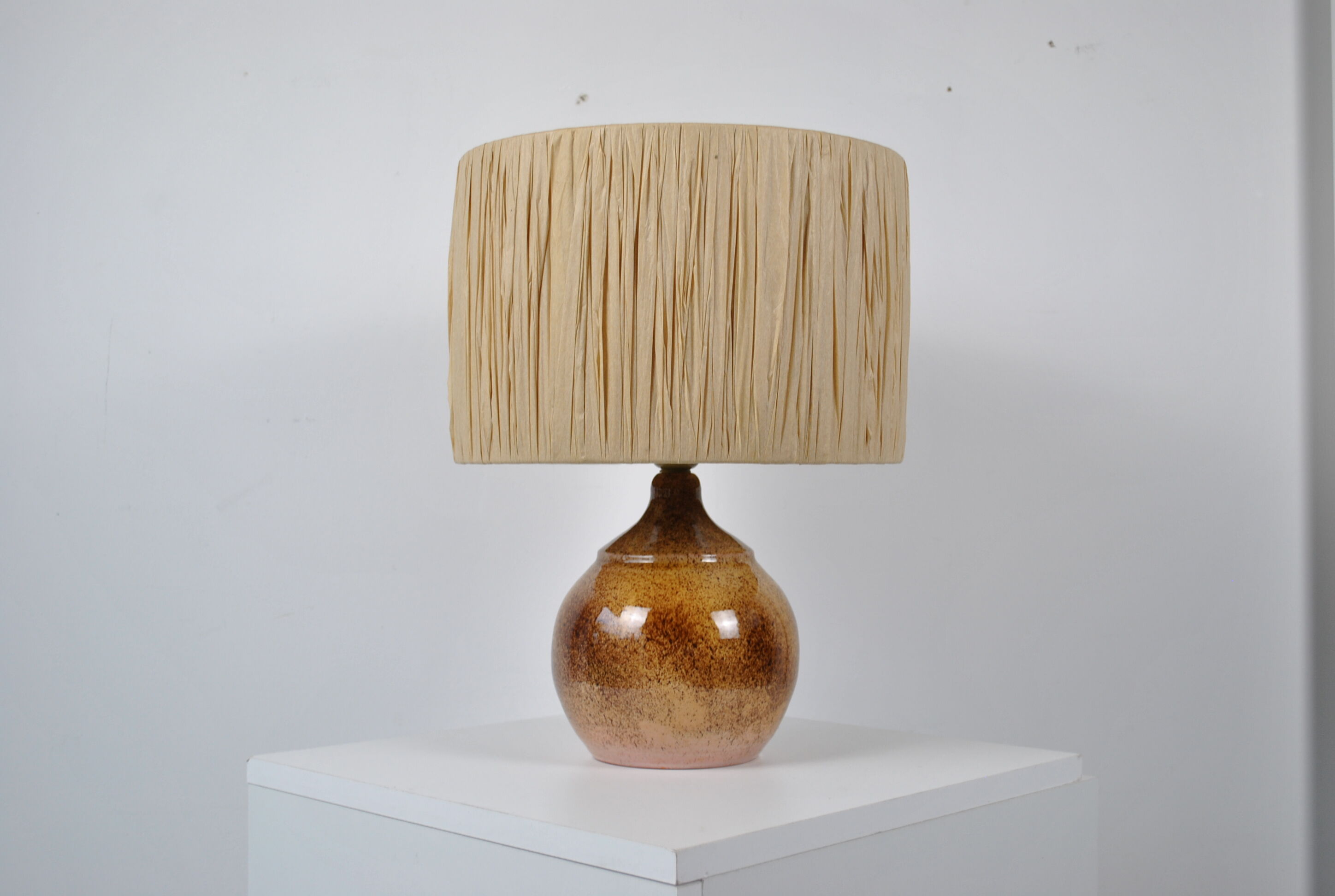 Ceramic lamp by Francis Dumelié 1970
