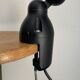 Vintage lamp 1960 Jielde 2 arm black matte original - 100 cm