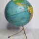 Globe earth "Taride" of the 60s in metal on tripod base, 20 cm