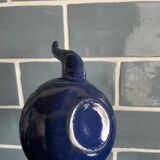Mini théière bleue en tôle émaillée