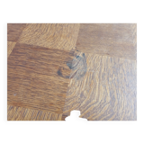 Rectangular solid wood table