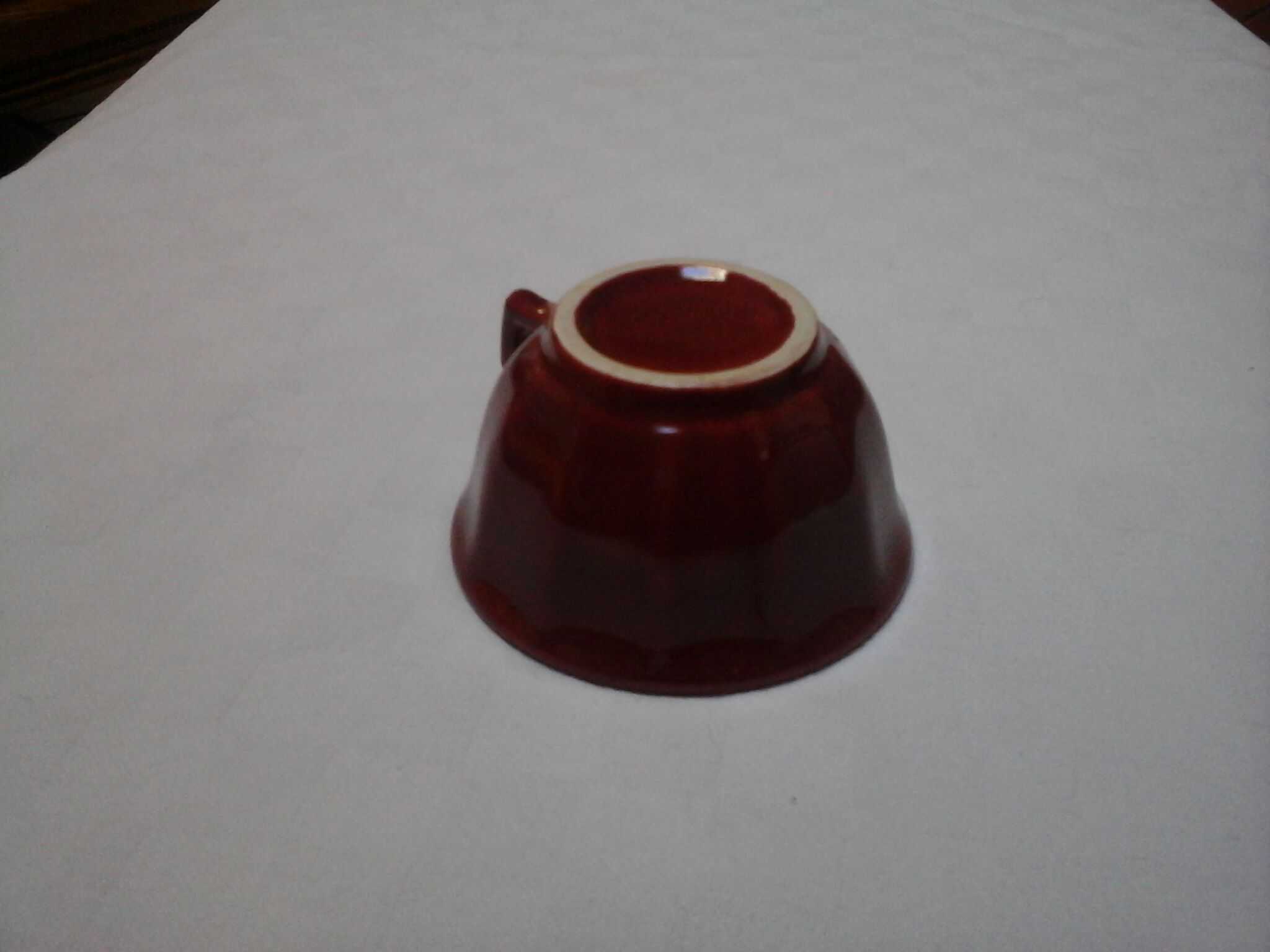 Set de 4 tasses bistrot bordeaux
