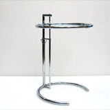 Eileen Gray 1980s adjustable side tables