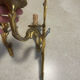 Set of 2 Louis XV bronze wall lights