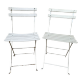 Pair of vintage folding chairs