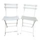 Pair of vintage folding chairs
