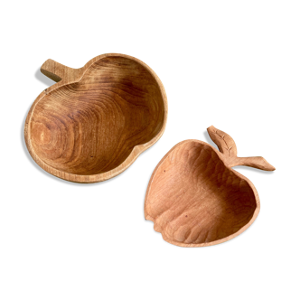 Coupelles bois pommes