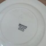 Red English plate