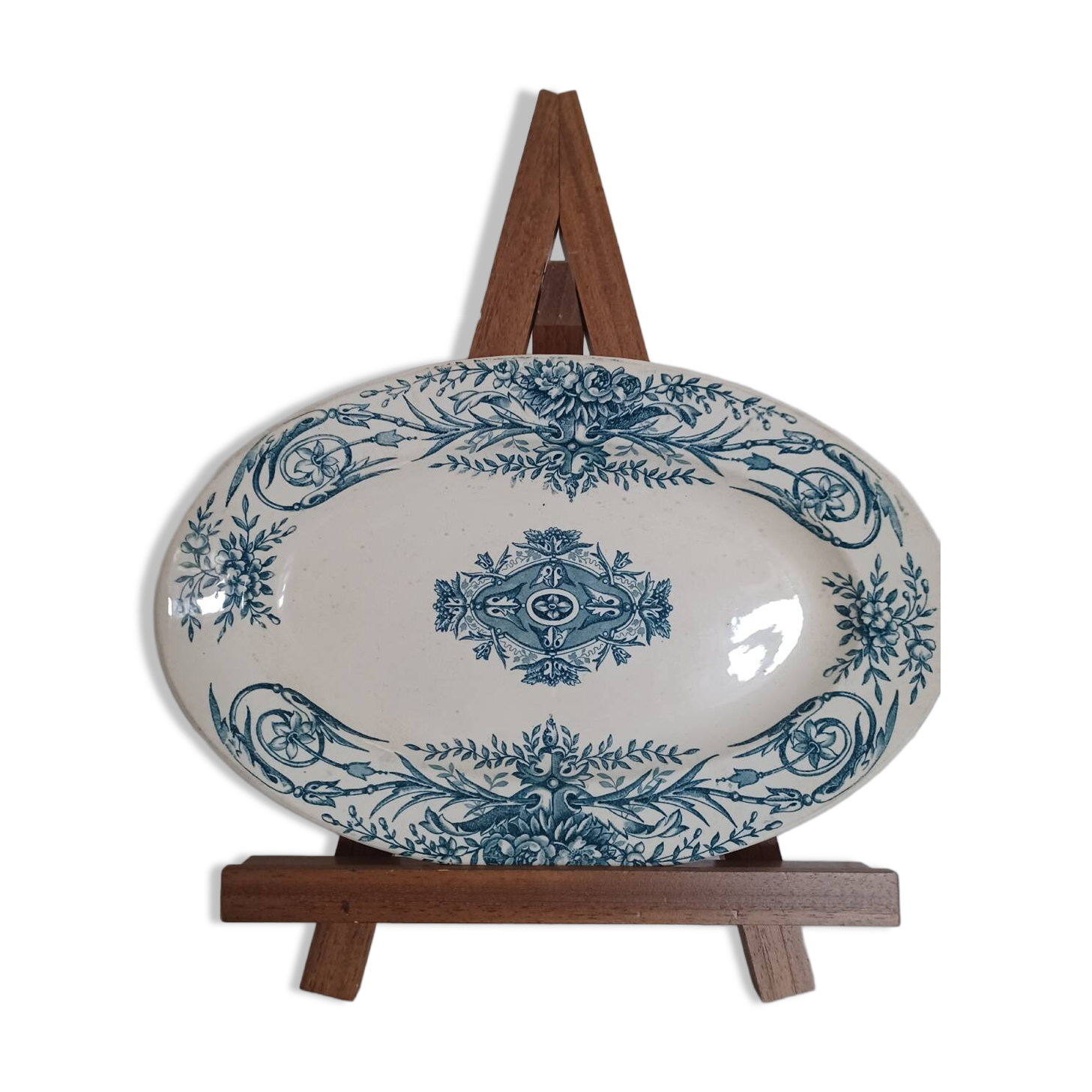 Oval plate Louis XVI Pexonne