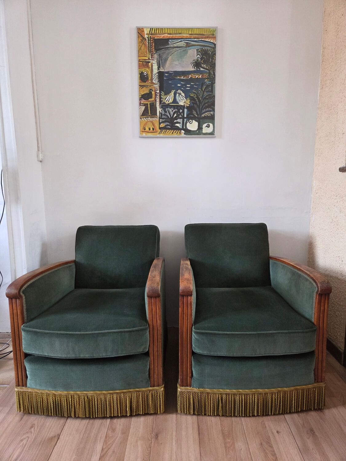 Paire de fauteuils Art Déco