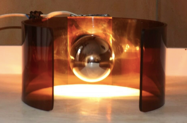 Smoked Plexiglas vintage 70's space age