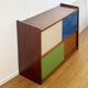 Vintage modernist bookcase sideboard from the 60s