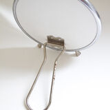 Round barber mirror 14x14 cm