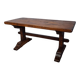 Oak coffee table in monastery style