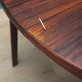 Round rosewood table, Danish design, 1960s, production: Denmark