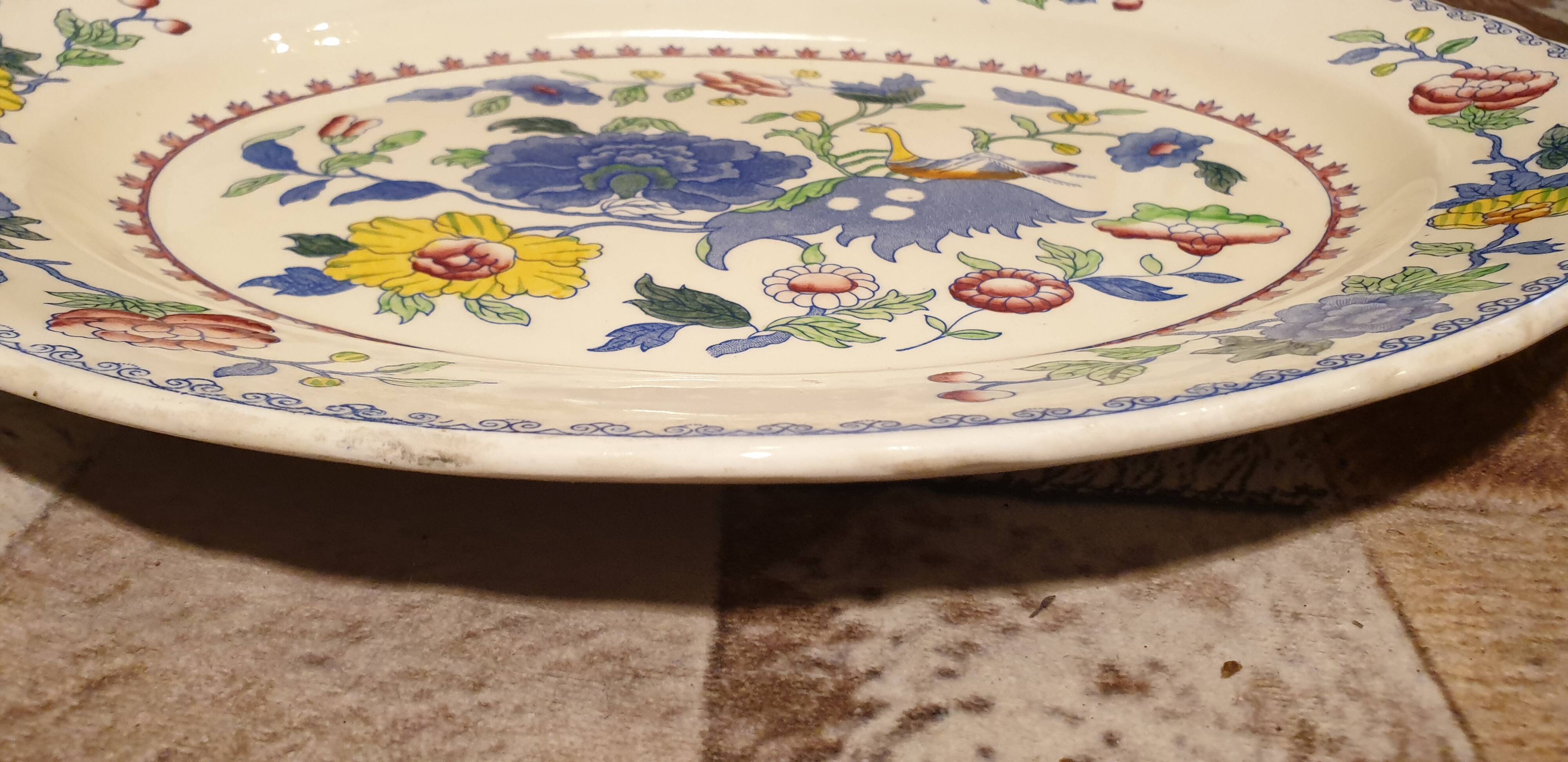 English ceramic dish