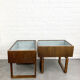 Pair of Scandinavian Planters Made of Exotic Wood, Kai Kristiansen, Salin Mobler, Denmark, 1960