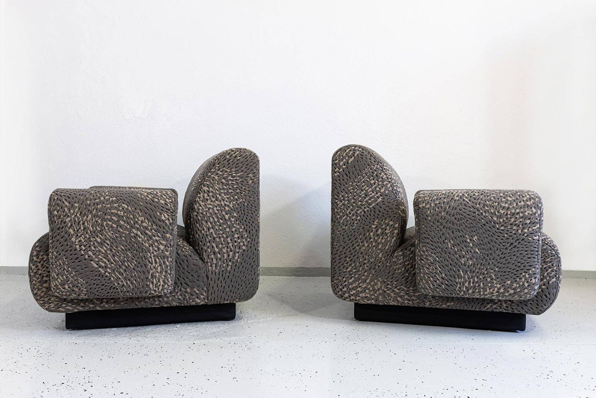 Vintage armchairs By Eberhard Geißler, Oelsa, Germany, 1970s