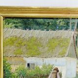 H. Viss – Oil on canvas “Country landscape”