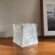 Ikea Iviken Sweden 1990s ice cube glass table lamp bedside lamp ice cube LAMP-7299