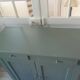 Vintage Parisian sideboard re-enchanted in smoky green