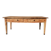 Table d'atelier 2 tiroir en pin