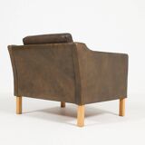 Vintage Danish design leather armchair from Vemb, 1980’s
