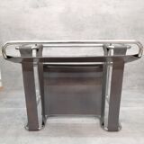 Marcel Breuer Wassily  grey leather B3 Chairs 1980s Italy