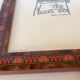 Wooden mosaic frame made in France