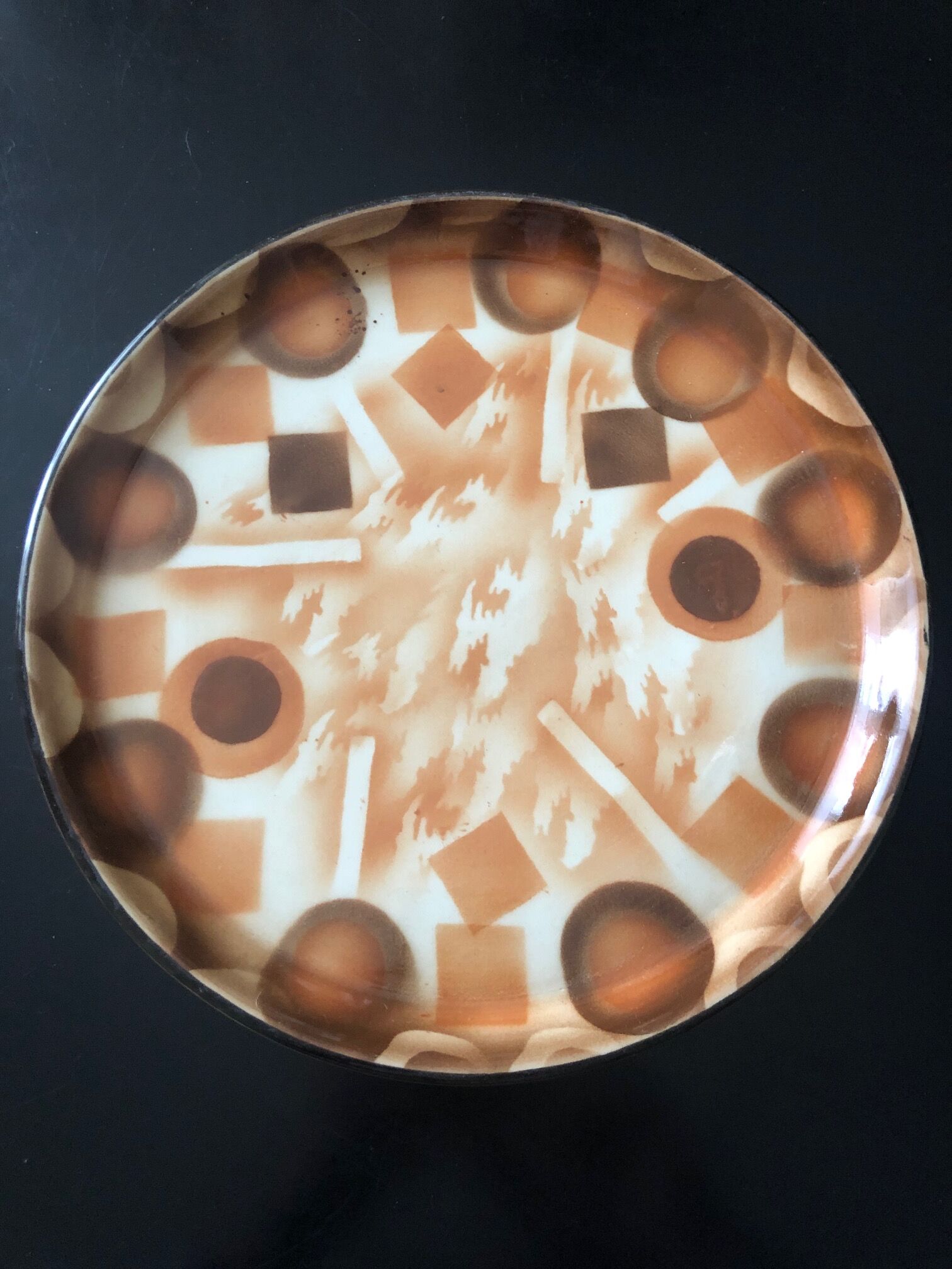 dish in faience art deco ditmar urbach
