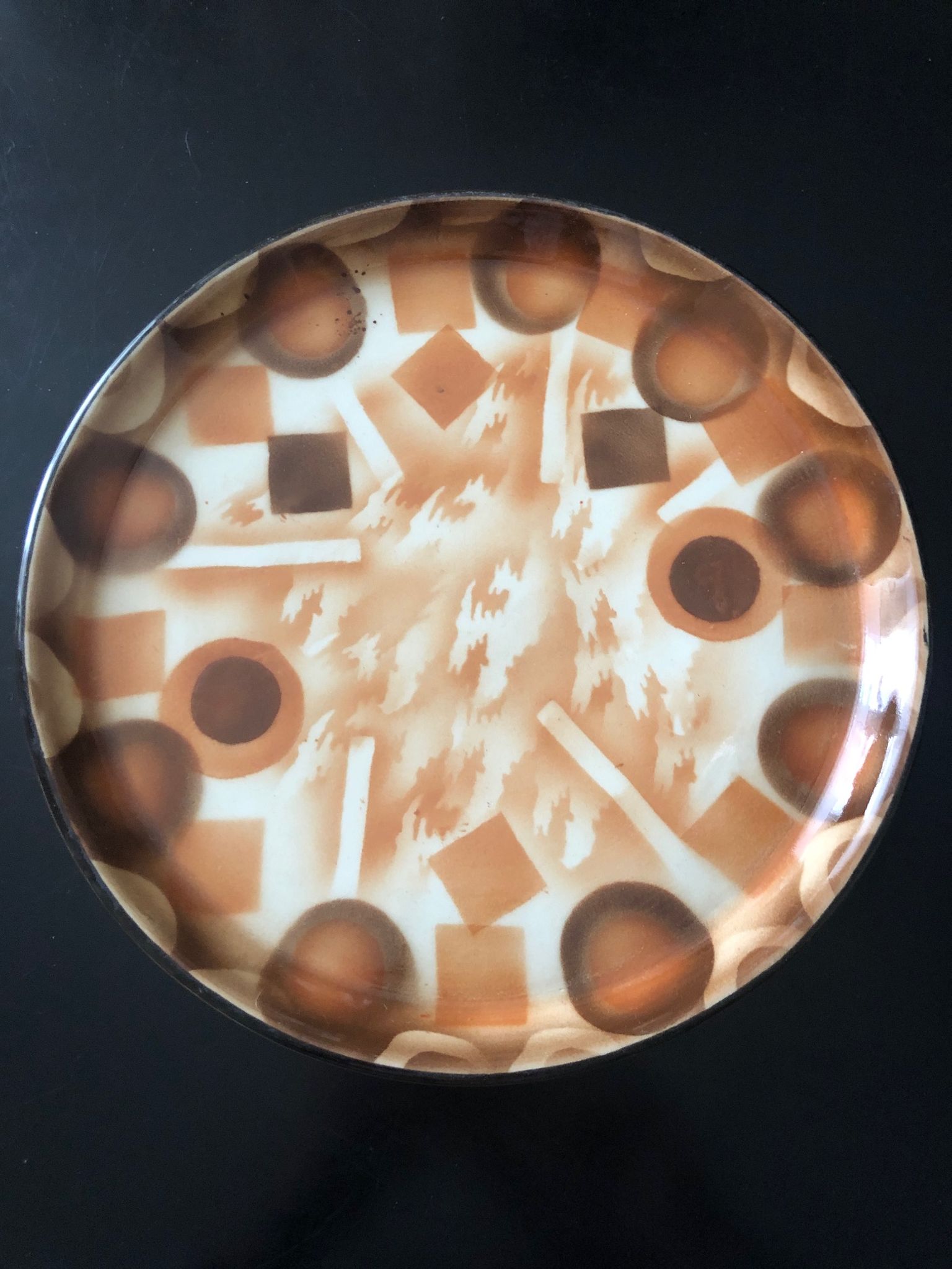 dish in faience art deco ditmar urbach