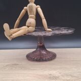 Cake dish, purple glass tart, Manage Belgium