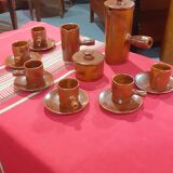 Service à café en grès  vallauris félix ceram