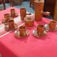 Stoneware coffee service vallauris félix ceram