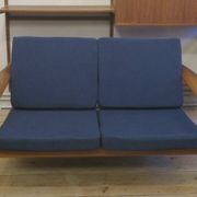 Arne Vodder for France and Sohn FD 164 2-seater teak sofa, Denmark 1960s