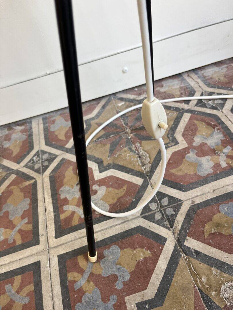 Rare cocoon tripod floor lamp