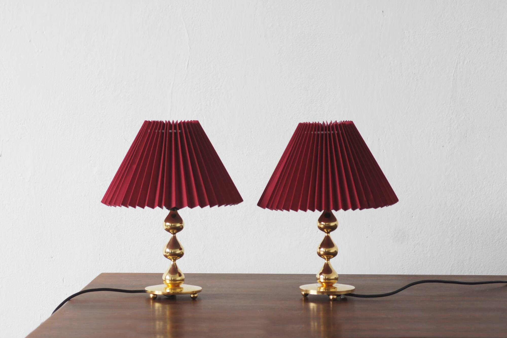 Teardrop Table Lamps by Hugo Asmussen, 1970s, Set of 2