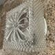Vintage 70s molded glass wall lamp