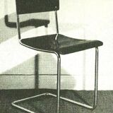 1930s d3 Bauhaus chair by Paul Schuitema after Mart Stam. Marked with d3!