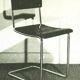 Chaise Bauhaus d3 des années 1930, conçue par Paul Schuitema d'après Mart Stam. Marquée d3 !