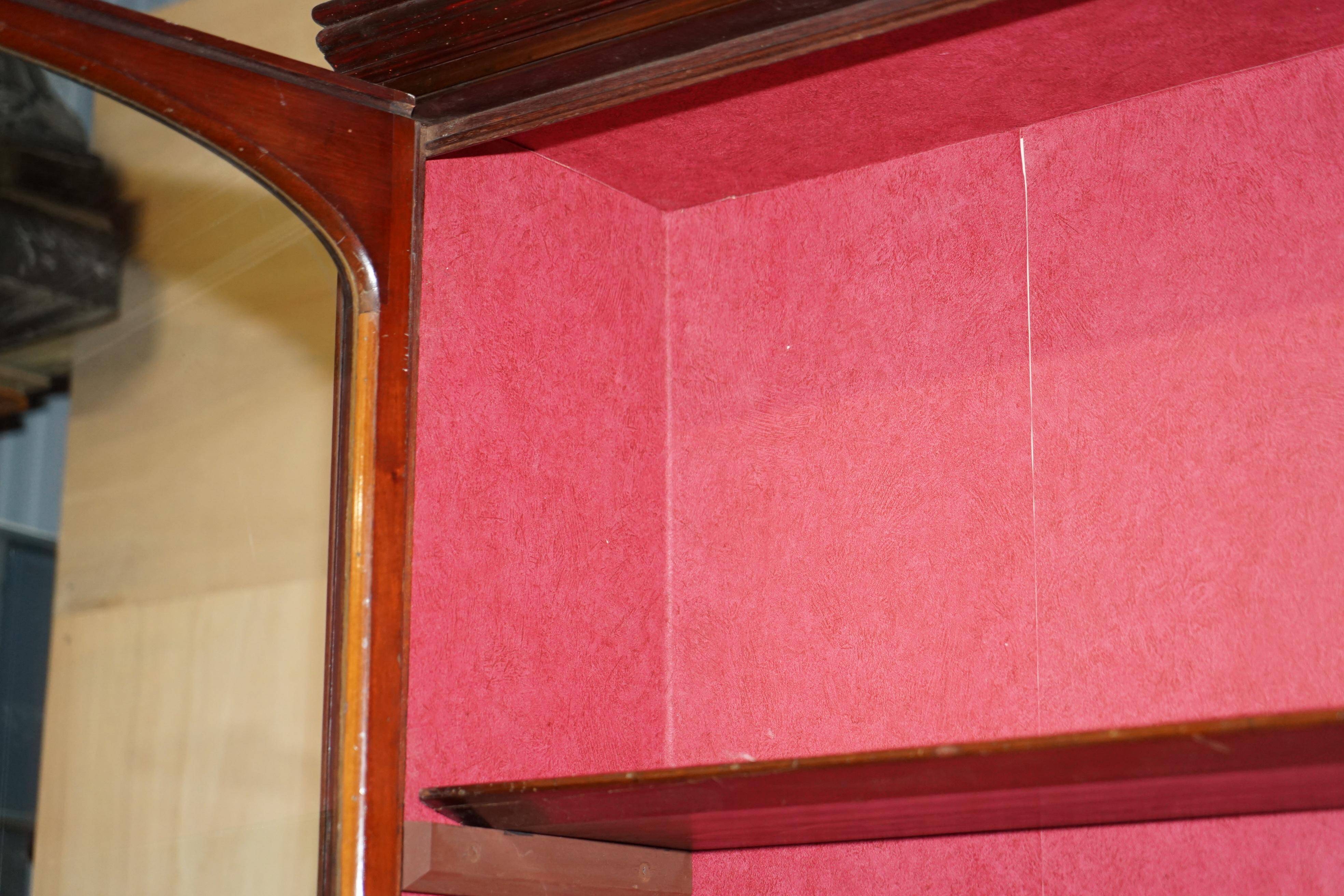 Large display cabinet in Victorian apothecary style.
